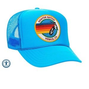 Aviator nation neon blue hat